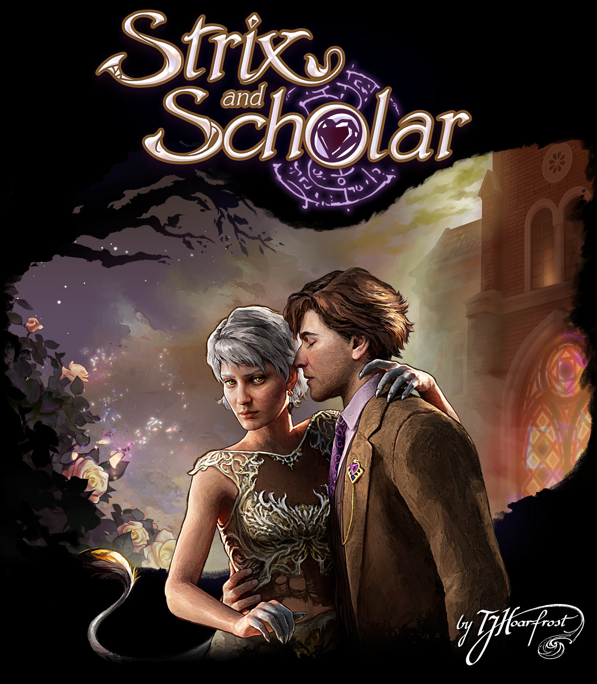 Strix and Scholar (Hero Artwork) by TJ Hoarfrost