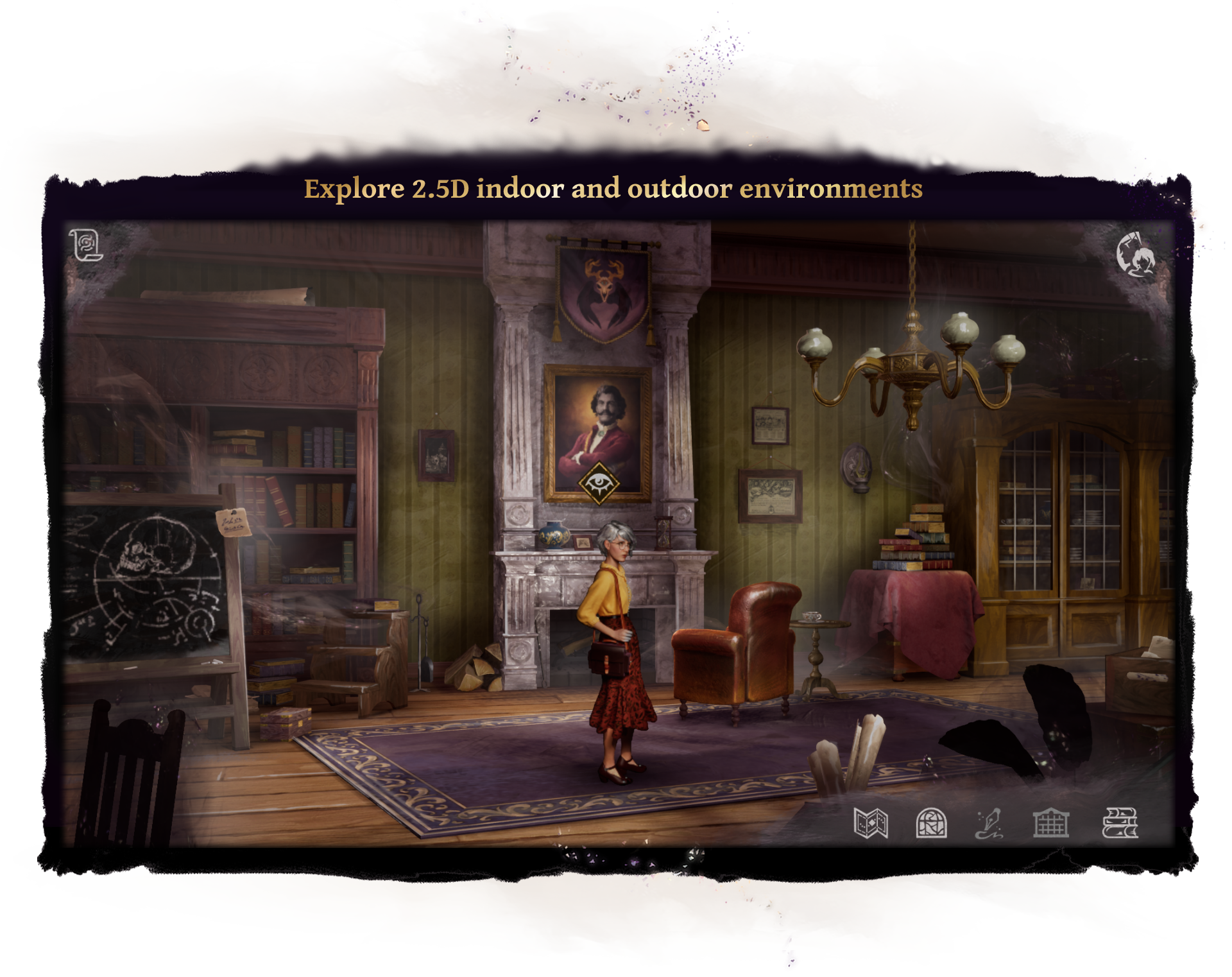 Explore 2.5D indoor and outdoor environments